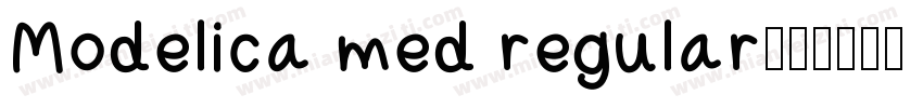 Modelica med regular字体转换